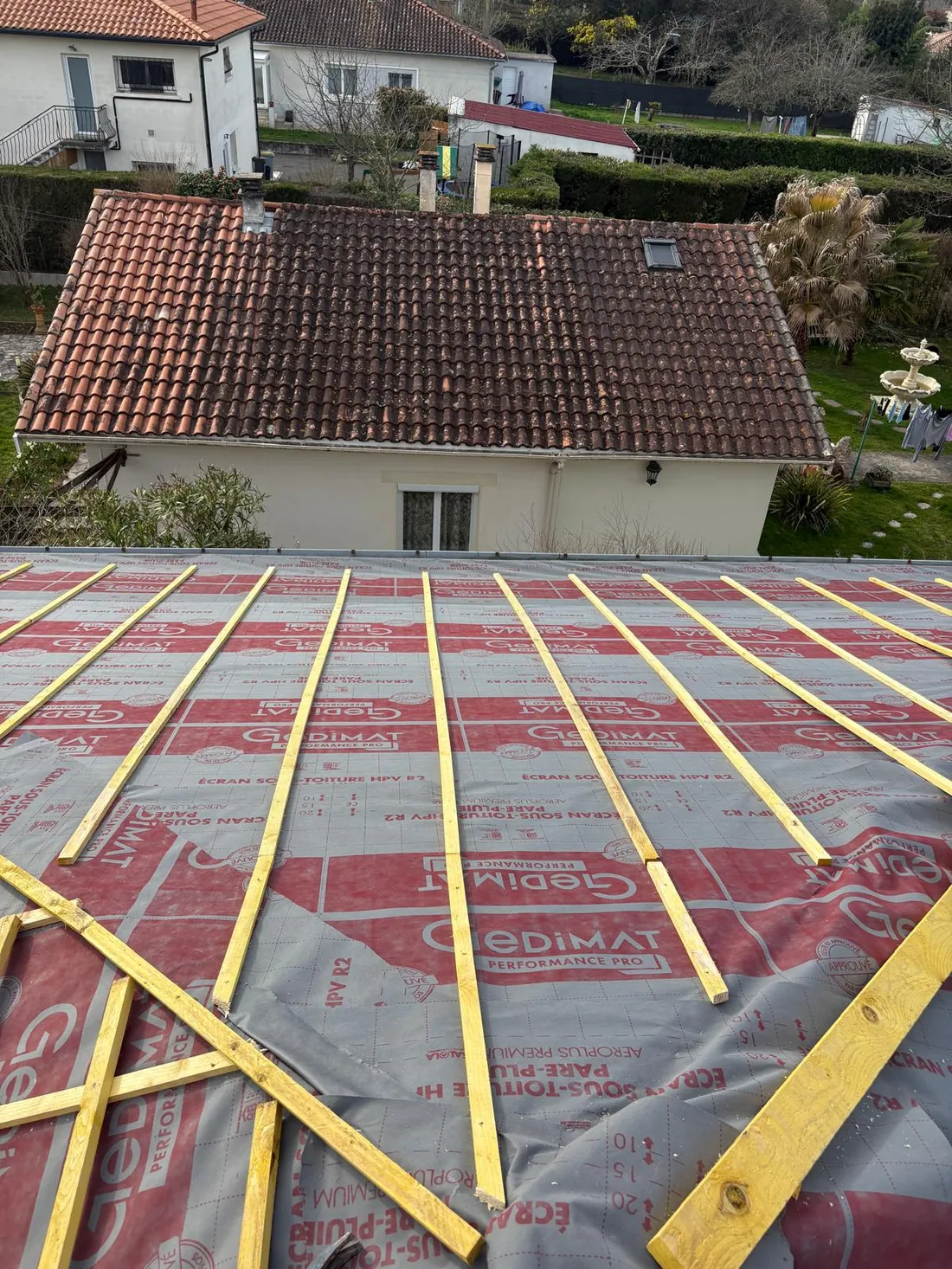 Chantier de couverture