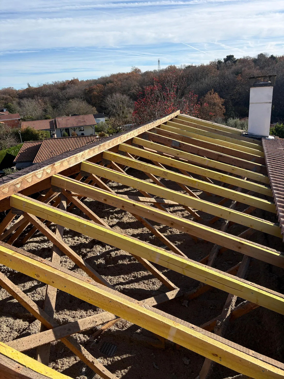 Chantier de couverture